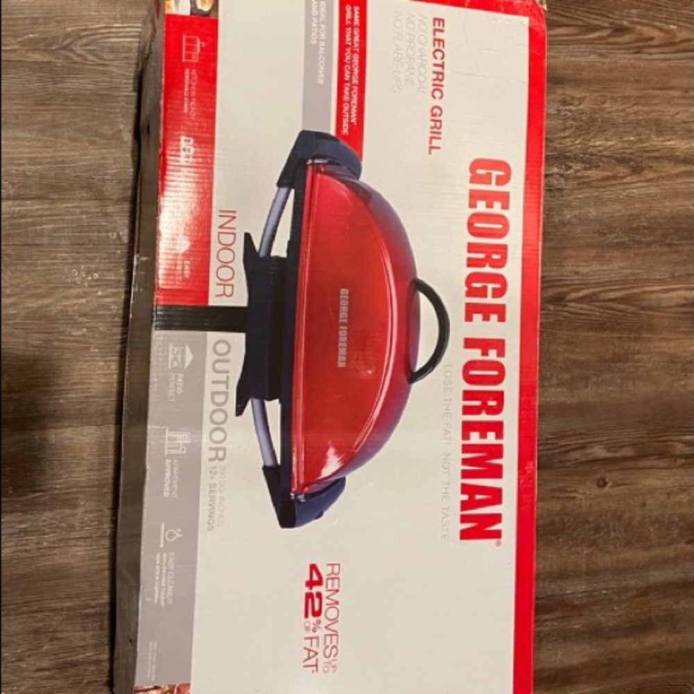 George Foreman Indoor/Outdoor Grill